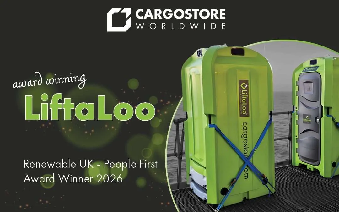 LiftaLoo Offshore Welfare Unit Wins ‘People First Award’ at Global Offshore Wind Awards